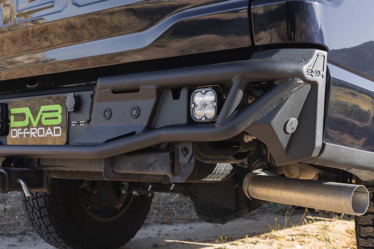 2021 2026 Ford F 150 Tube Rear Bumper DV8 Offroad-10