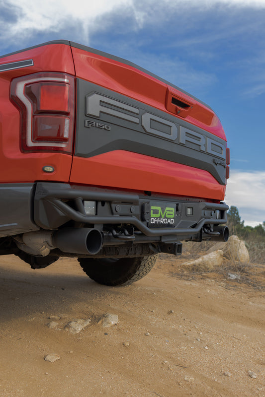 2017 2020 Ford F 150 Raptor Tube Rear Bumper DV8 Offroad-1