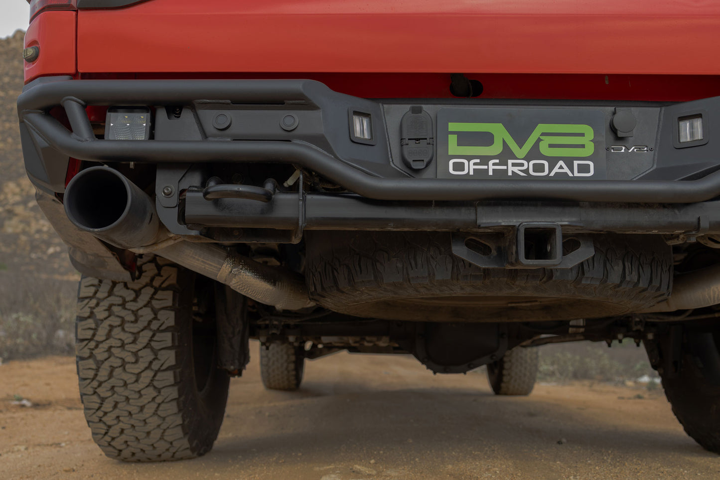 2017 2020 Ford F 150 Raptor Tube Rear Bumper DV8 Offroad-16