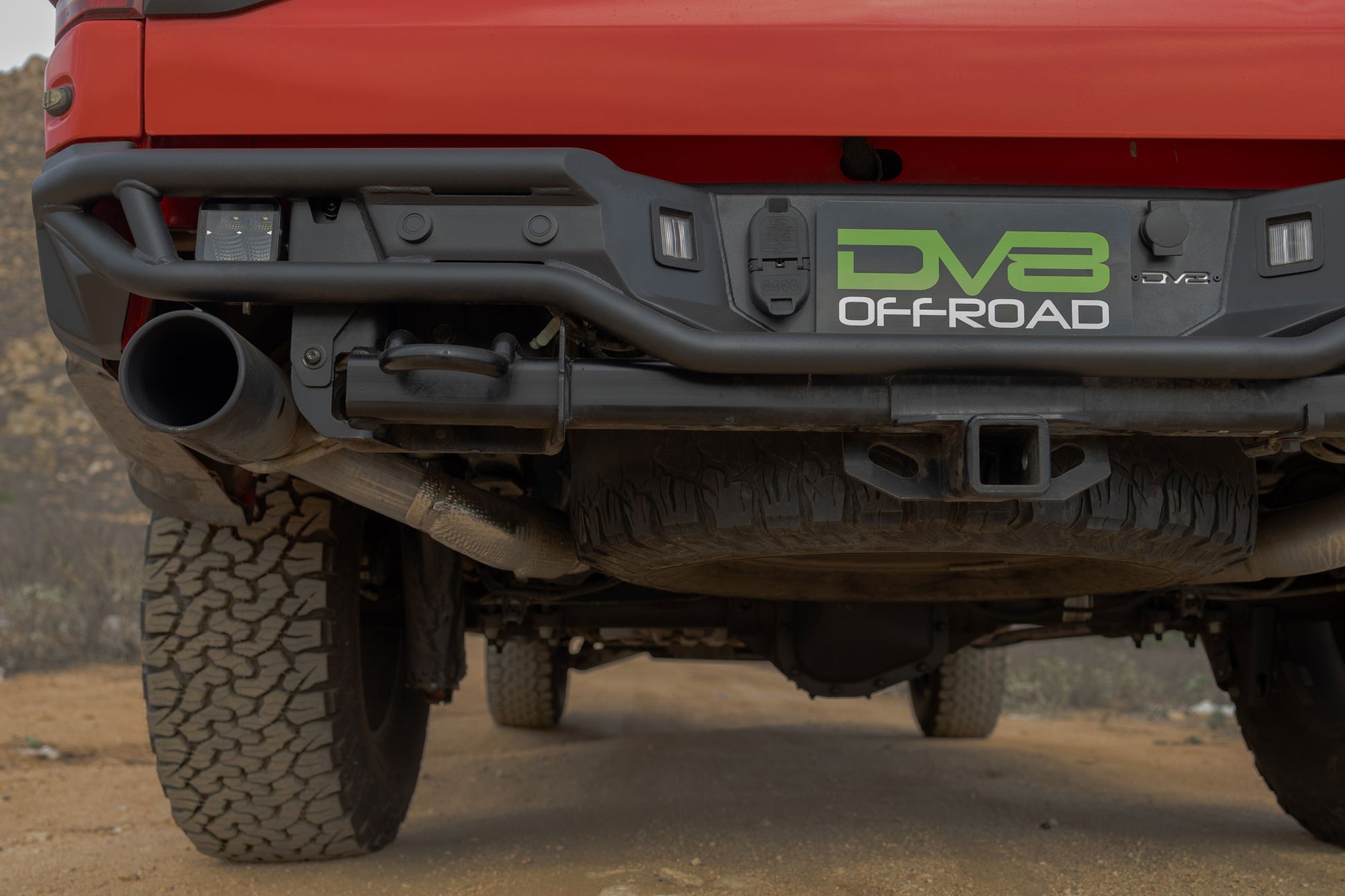 2017 2020 Ford F 150 Raptor Tube Rear Bumper DV8 Offroad-16