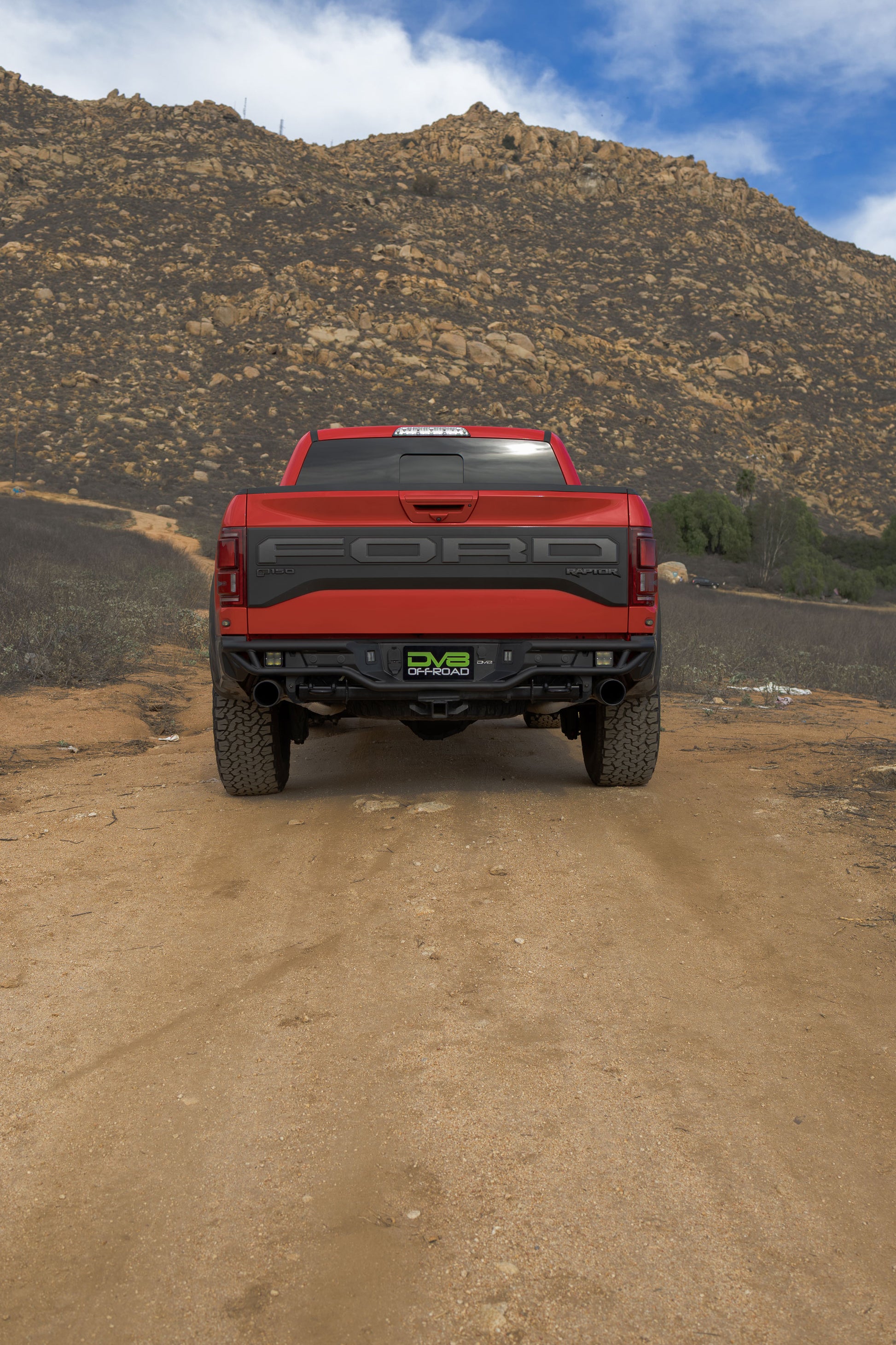 2017 2020 Ford F 150 Raptor Tube Rear Bumper DV8 Offroad-5
