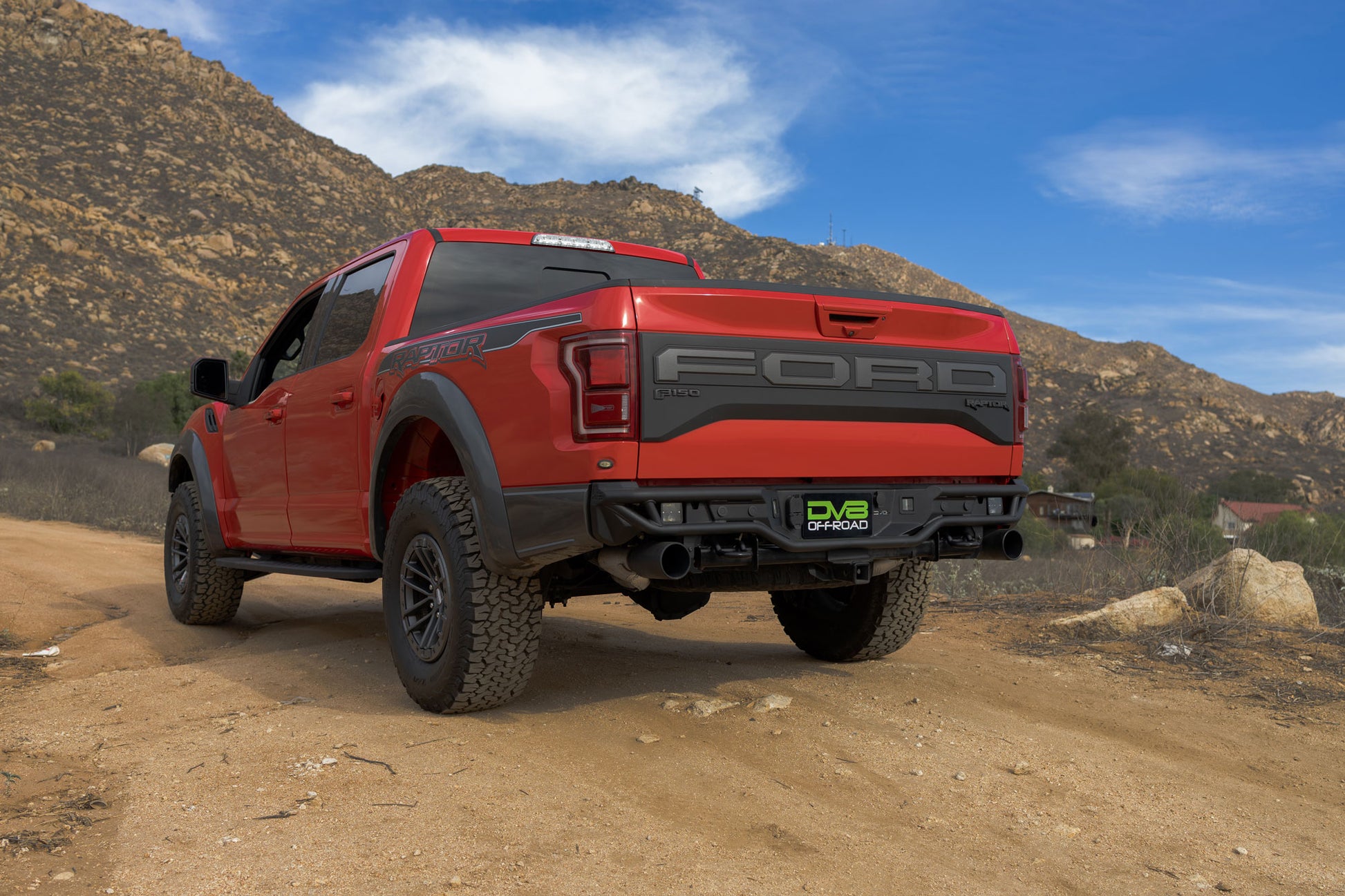 2017 2020 Ford F 150 Raptor Tube Rear Bumper DV8 Offroad-7
