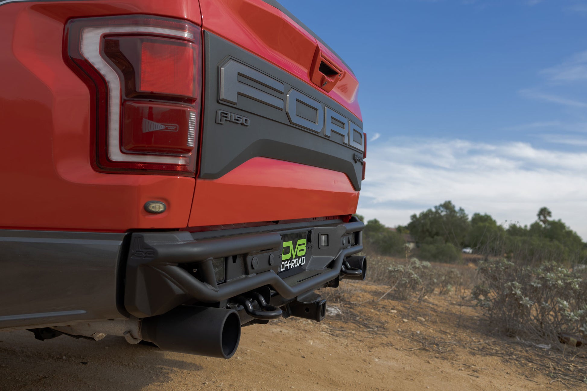 2017 2020 Ford F 150 Raptor Tube Rear Bumper DV8 Offroad-8