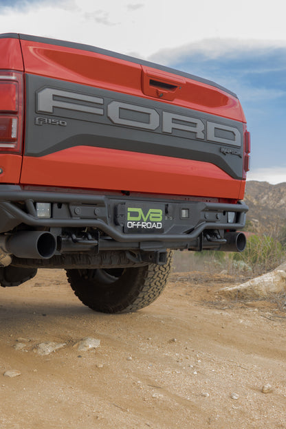2017 2020 Ford F 150 Raptor Tube Rear Bumper DV8 Offroad-10