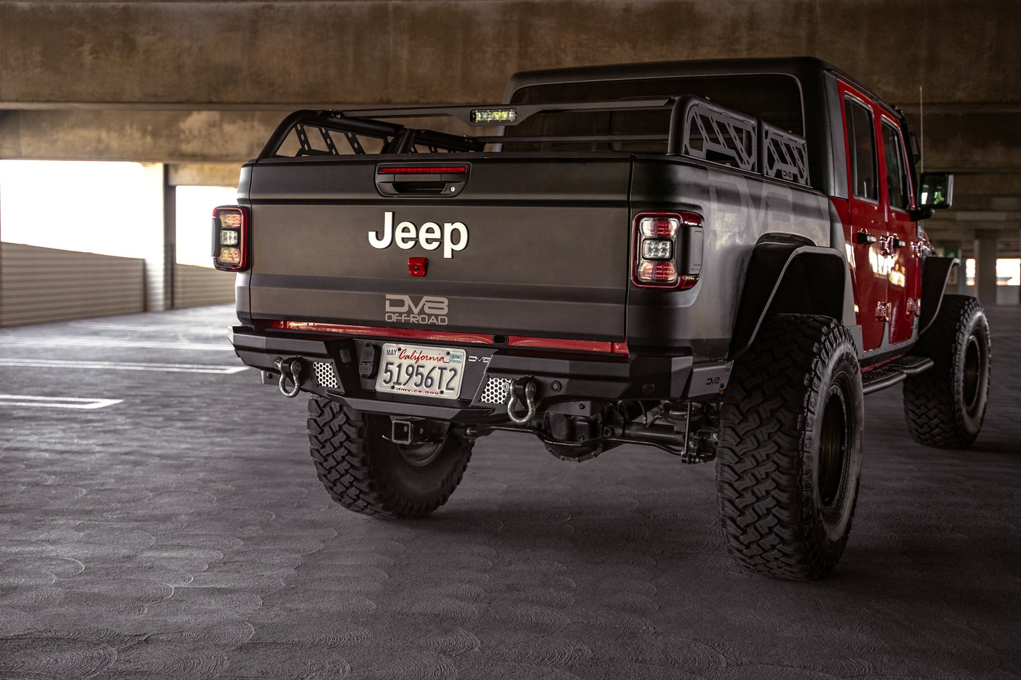 2020 2025 Jeep Gladiator Fs 7 Series Rear Bumper DV8 Offroad-2