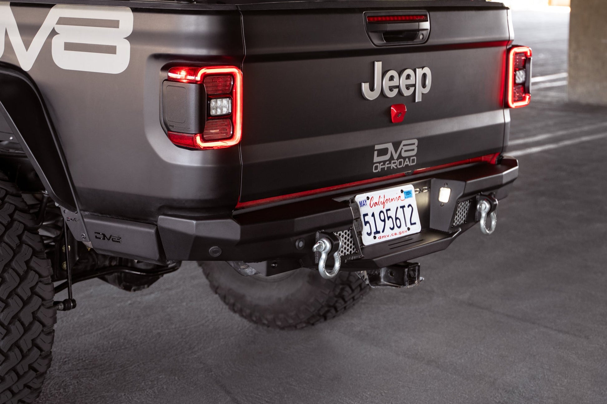 2020 2025 Jeep Gladiator Fs 7 Series Rear Bumper DV8 Offroad-3
