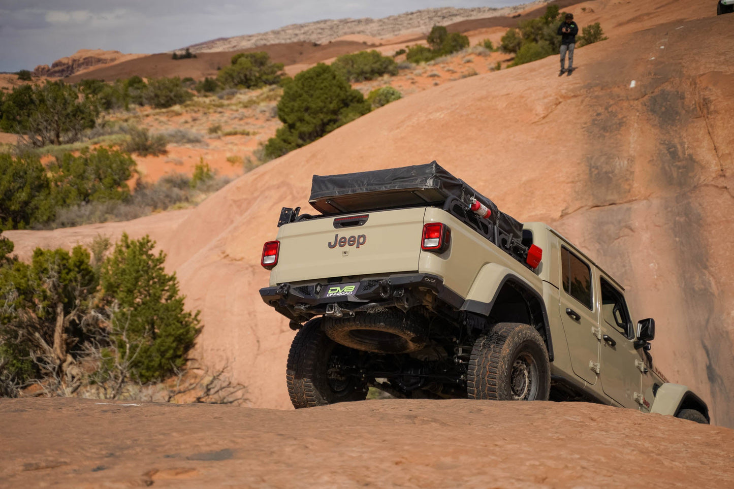 2020 2025 Jeep Gladiator Spec Series Rear Bumper DV8 Offroad-11