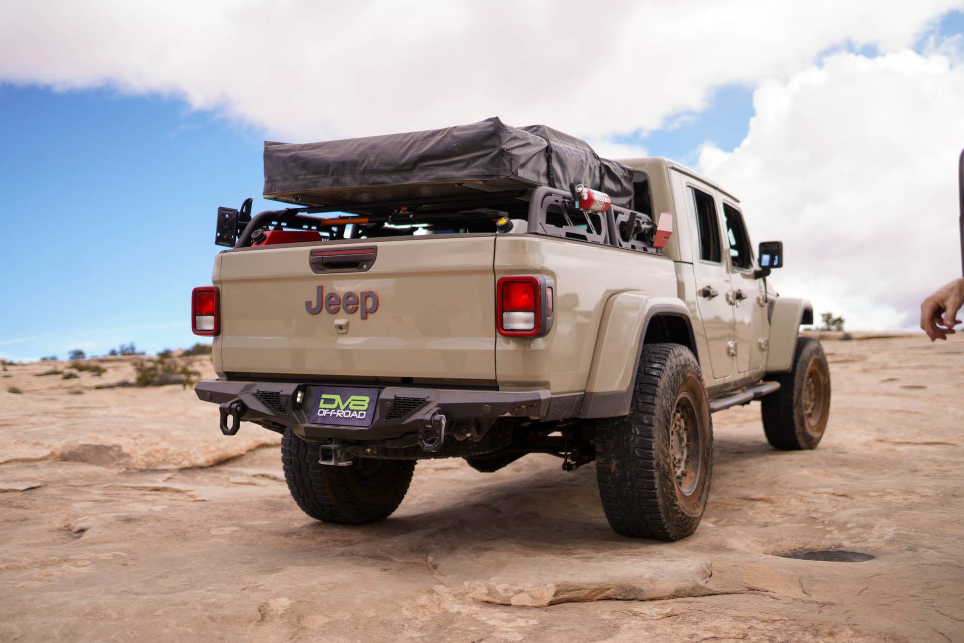 2020 2025 Jeep Gladiator Spec Series Rear Bumper DV8 Offroad-15