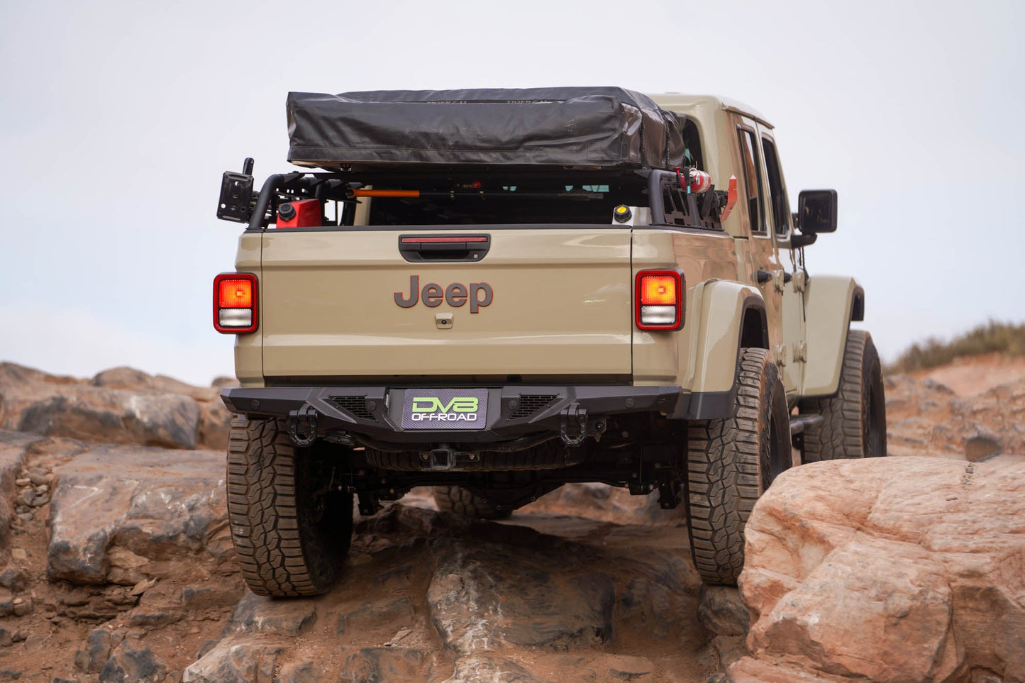 2020 2025 Jeep Gladiator Spec Series Rear Bumper DV8 Offroad-10