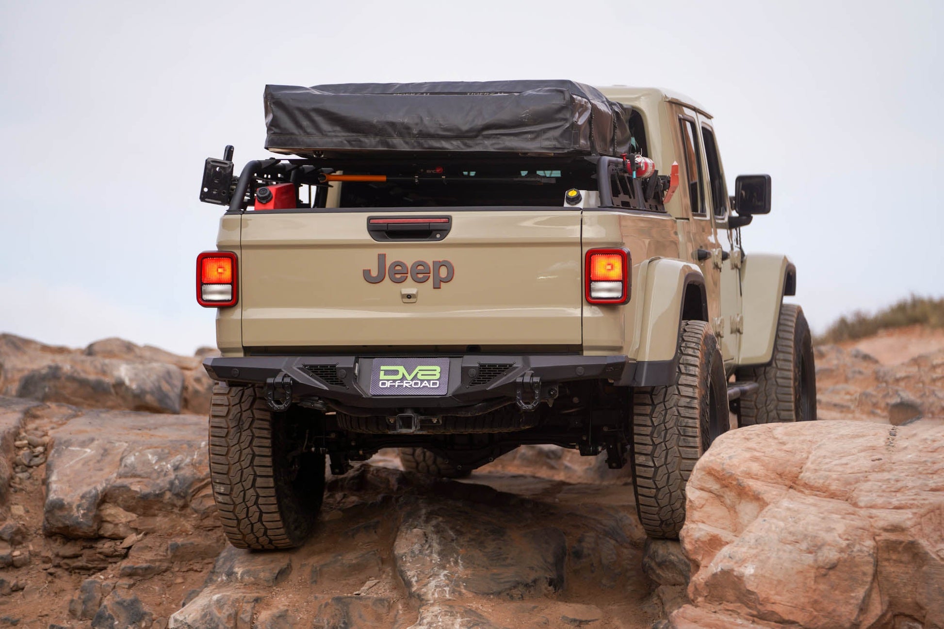 2020 2025 Jeep Gladiator Spec Series Rear Bumper DV8 Offroad-10