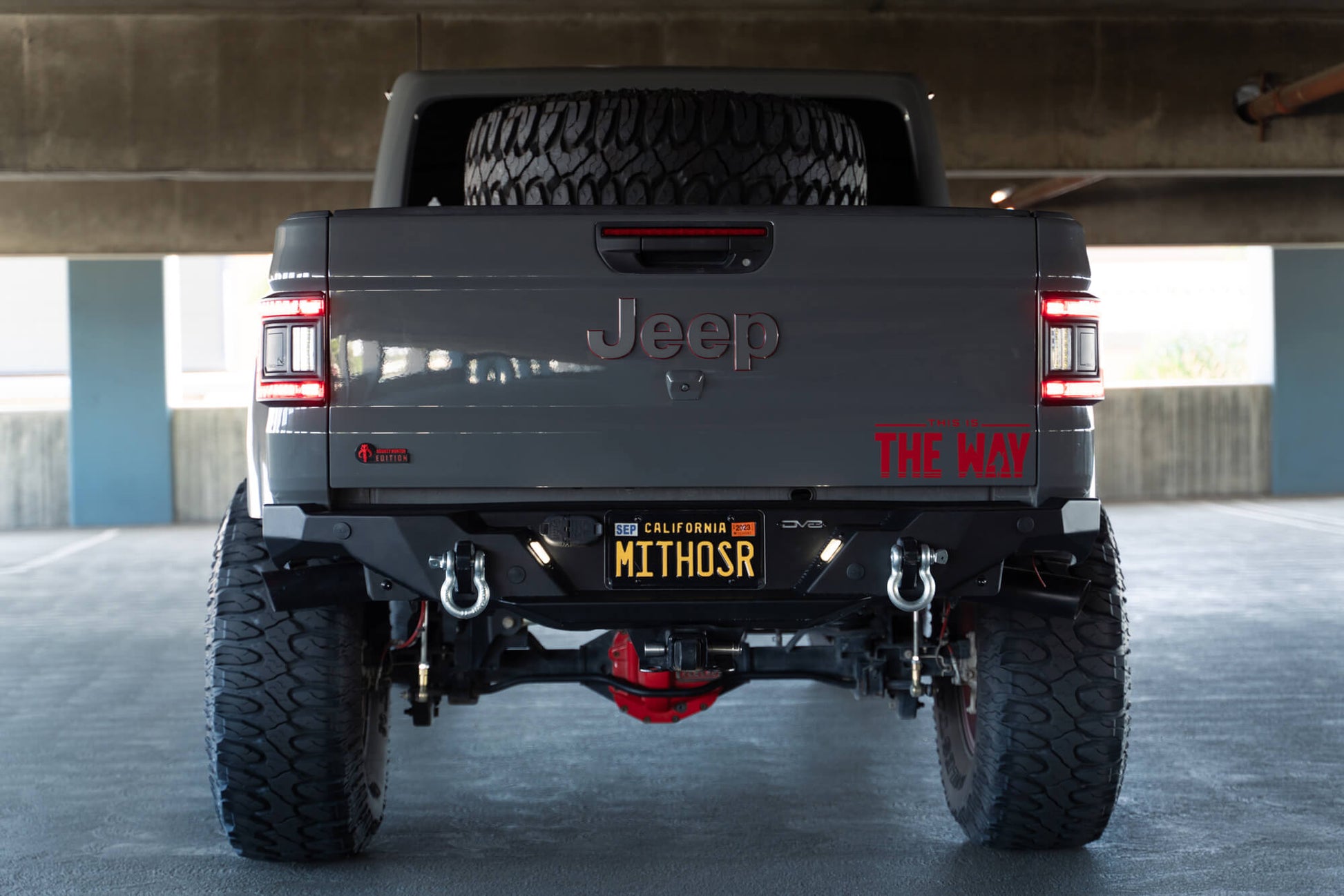 2020 2025 Jeep Gladiator Fs 15 Series Rear Bumper DV8 Offroad-5