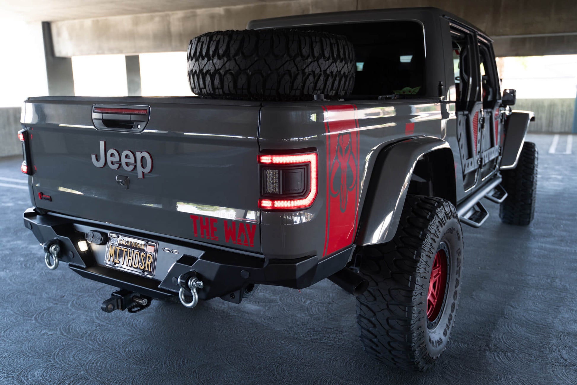 2020 2025 Jeep Gladiator Fs 15 Series Rear Bumper DV8 Offroad-6