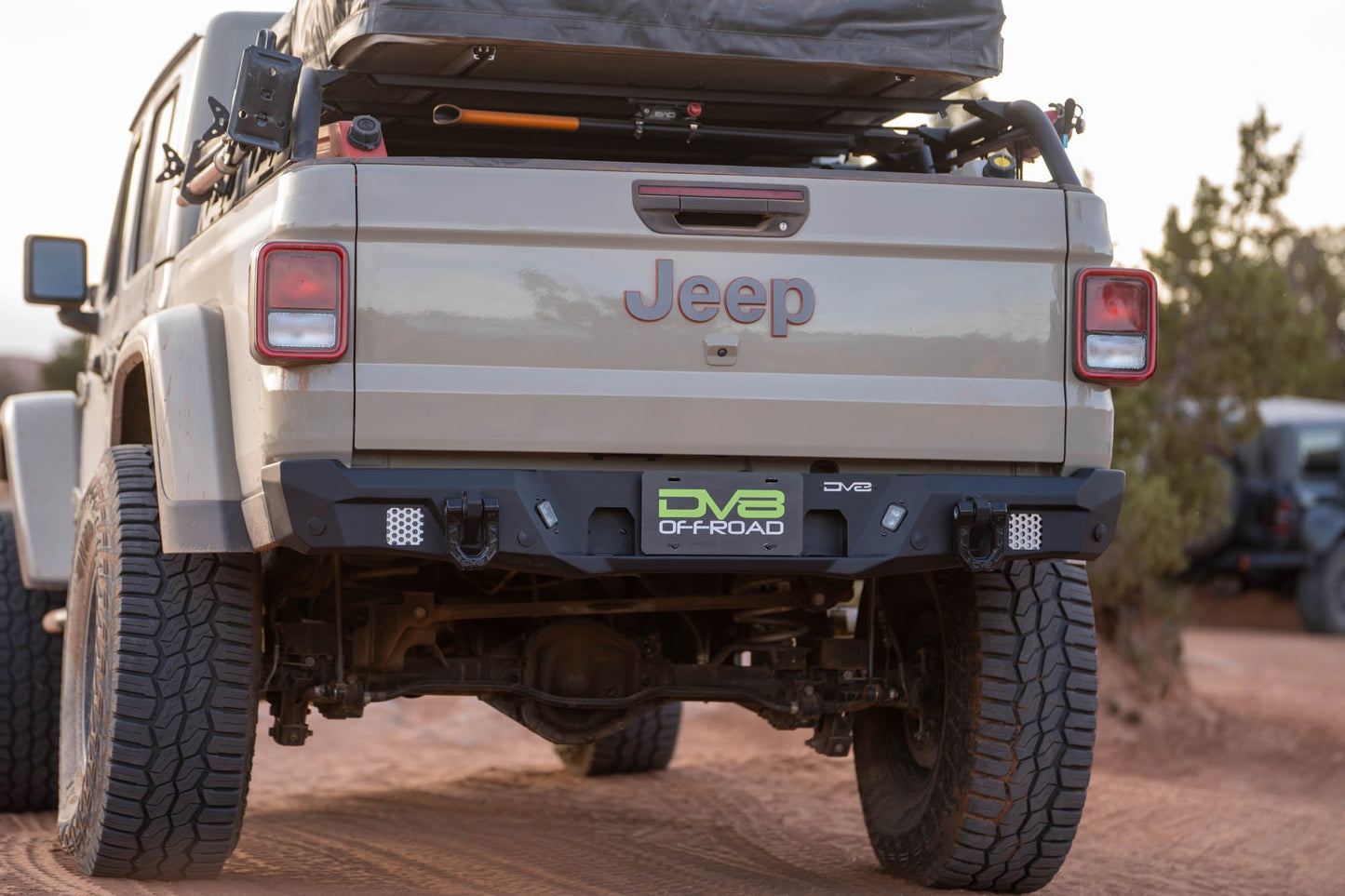 2020 2025 Jeep Gladiator JT Mto Series Rear Bumper DV8 Offroad-13