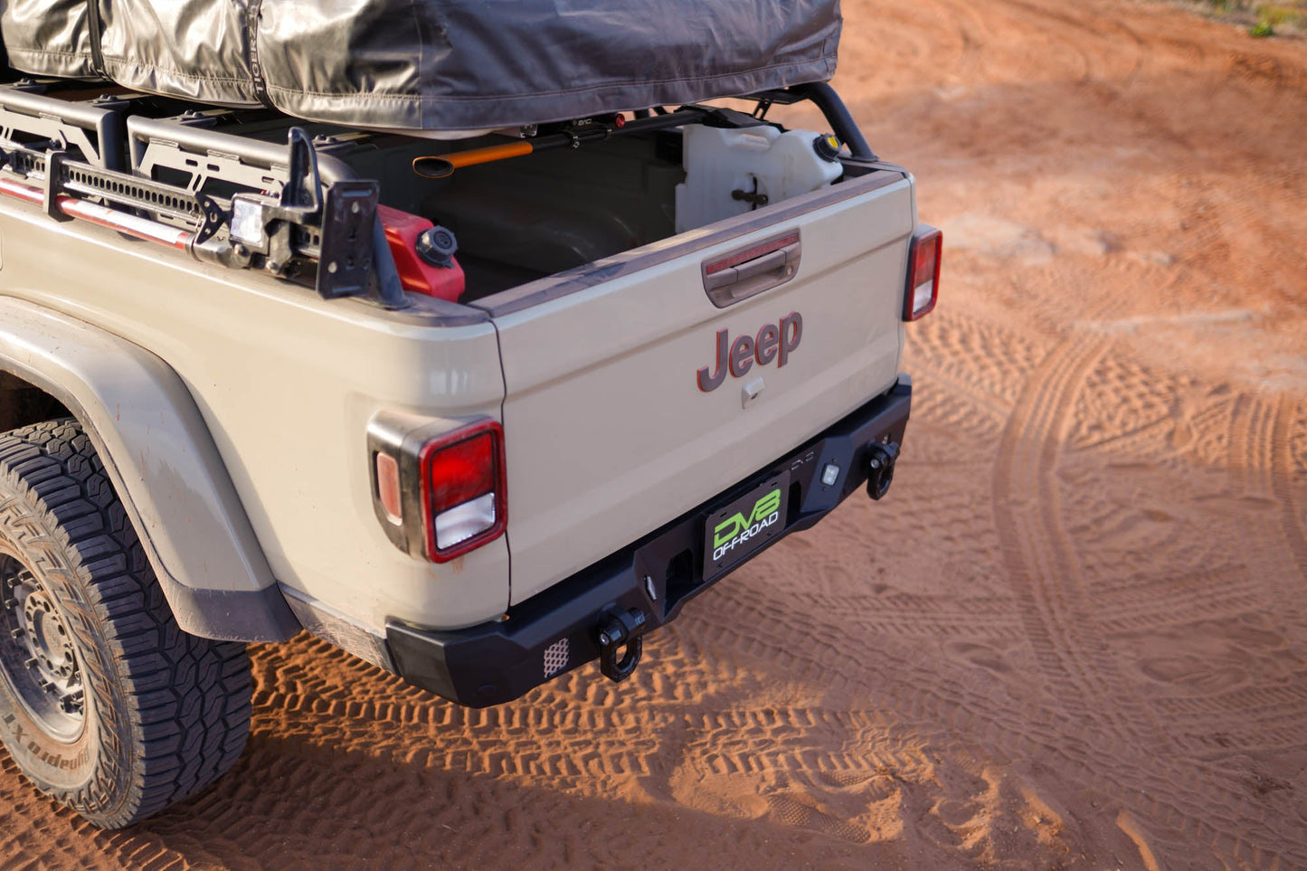 2020 2025 Jeep Gladiator JT Mto Series Rear Bumper DV8 Offroad-17