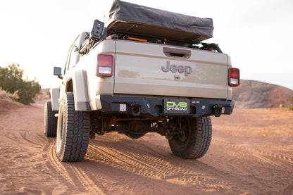 2020 2025 Jeep Gladiator JT Mto Series Rear Bumper DV8 Offroad-19