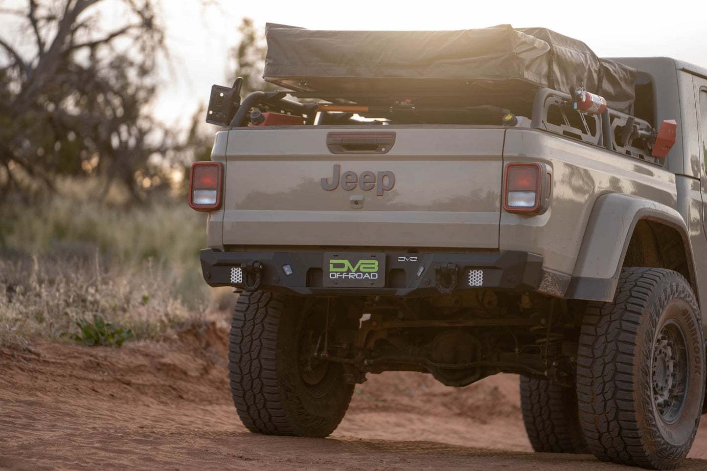 2020 2025 Jeep Gladiator JT Mto Series Rear Bumper DV8 Offroad-21