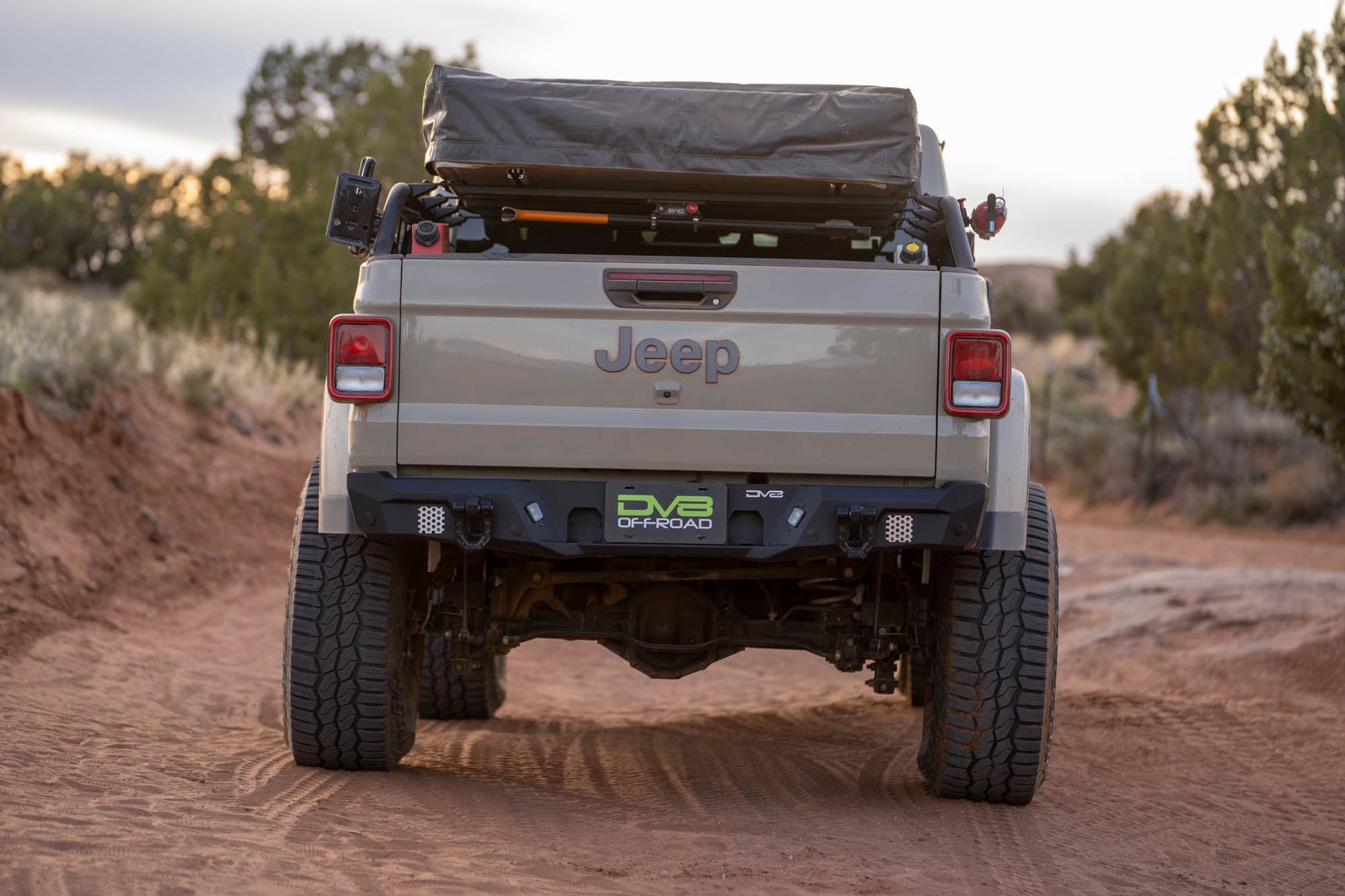 2020 2025 Jeep Gladiator JT Mto Series Rear Bumper DV8 Offroad-22
