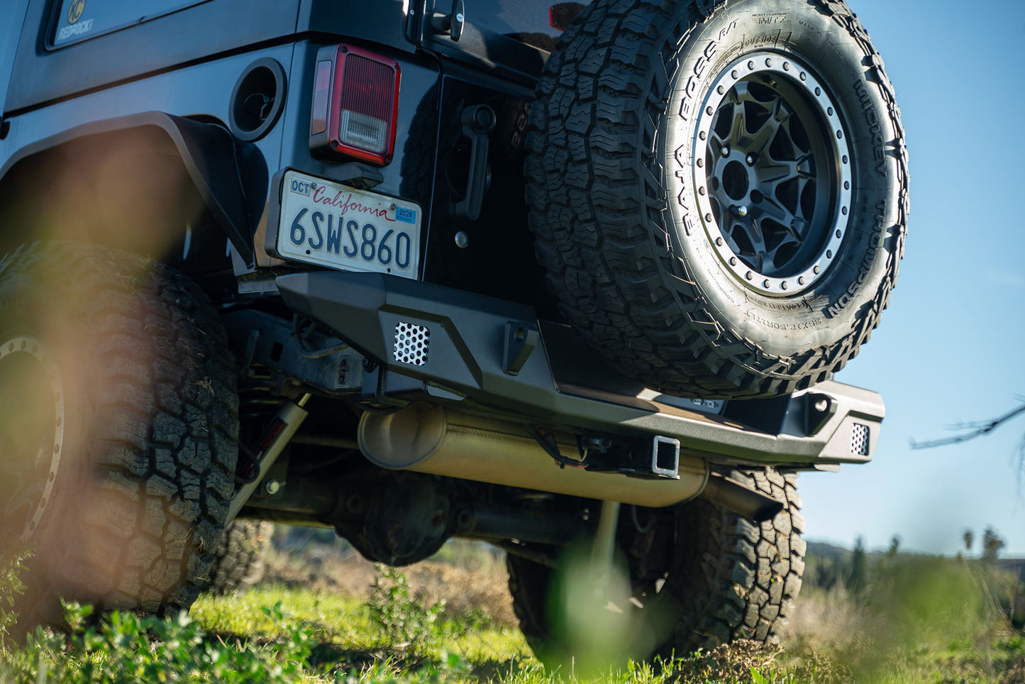 2007 2018 Jeep Wrangler JK JKU Fs 7 Series Rear Bumper DV8 Offroad-2