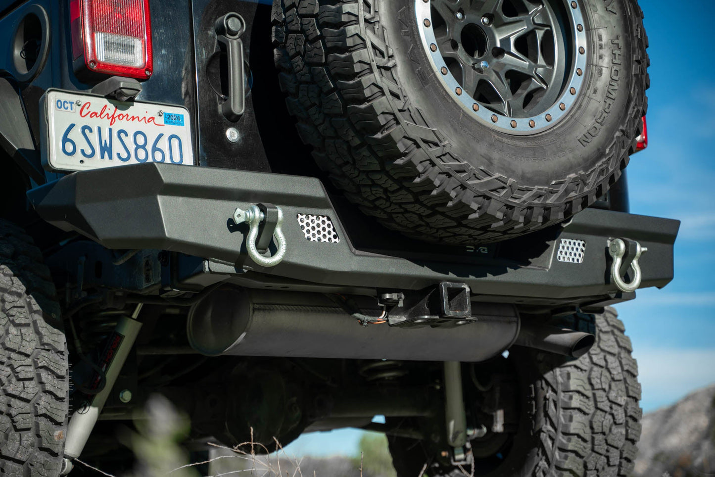 2007 2018 Jeep Wrangler JK JKU Mto Series Rear Bumper DV8 Offroad-3