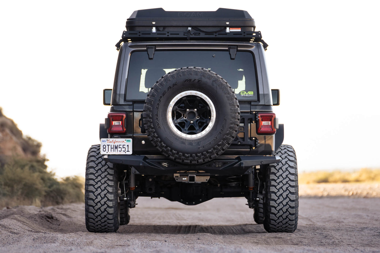 2018 2025 Jeep Wrangler JL JLU Spec Series Rear Bumper DV8 Offroad-13