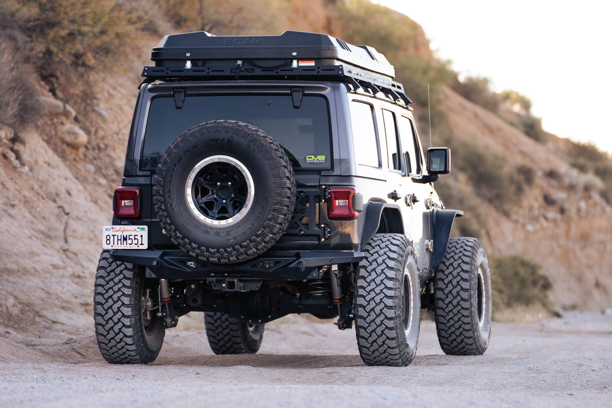 2018 2025 Jeep Wrangler JL JLU Spec Series Rear Bumper DV8 Offroad-6