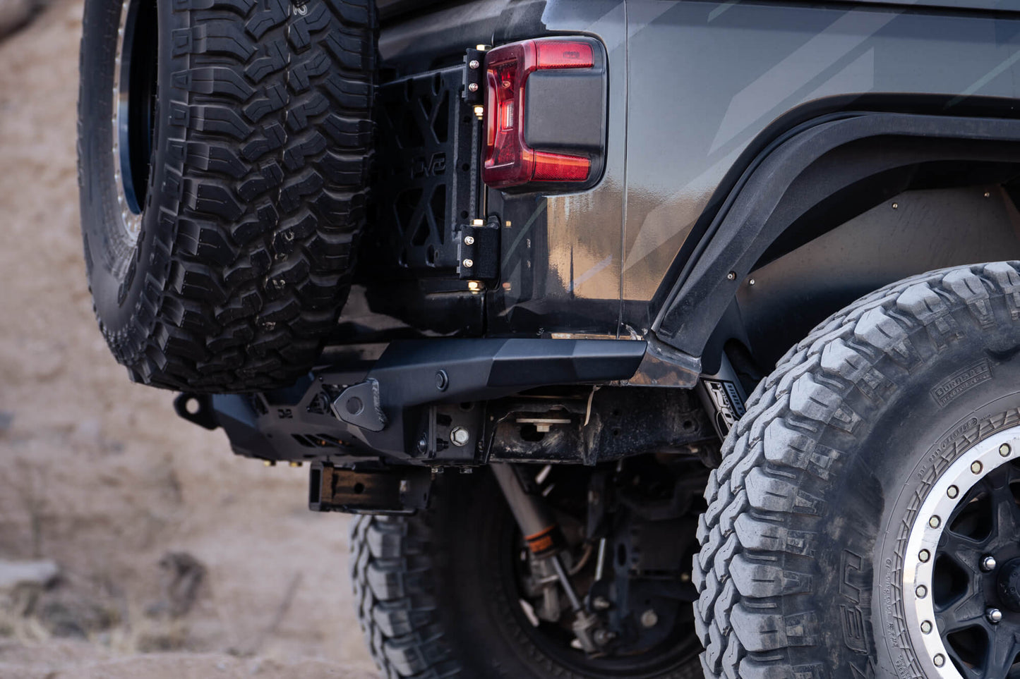 2018 2025 Jeep Wrangler JL JLU Spec Series Rear Bumper DV8 Offroad-7