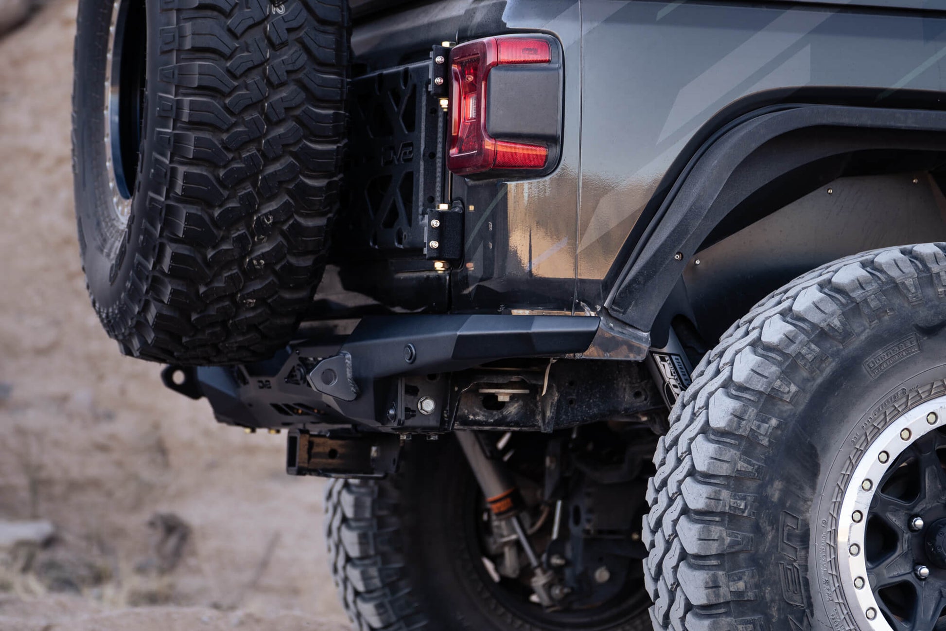2018 2025 Jeep Wrangler JL JLU Spec Series Rear Bumper DV8 Offroad-7