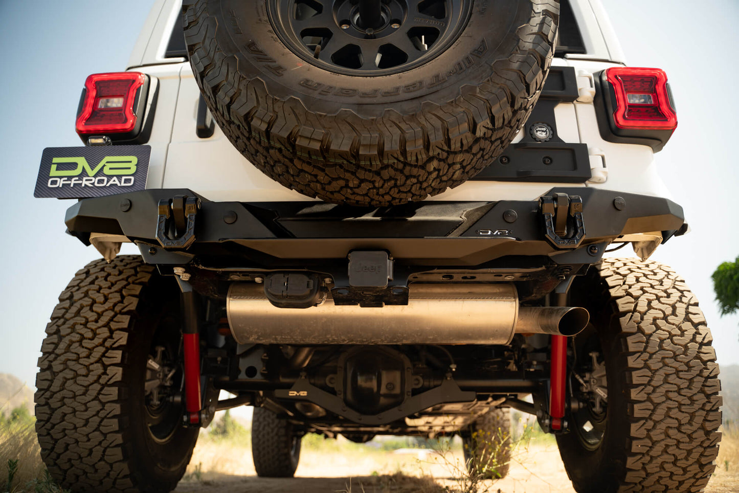 2018 2025 Jeep Wrangler Fs 15 Series Rear Bumper DV8 Offroad-12