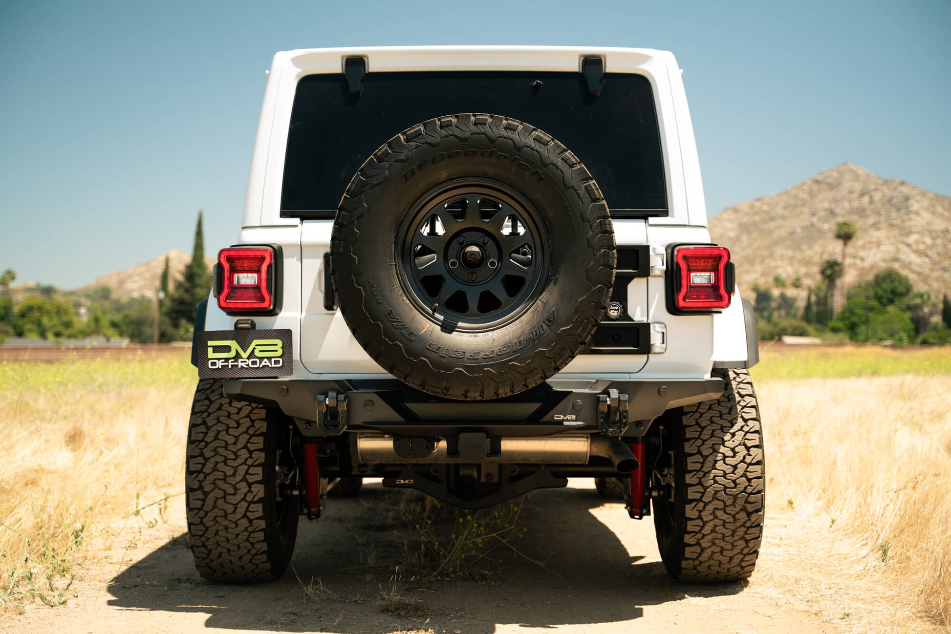 2018 2025 Jeep Wrangler Fs 15 Series Rear Bumper DV8 Offroad-9