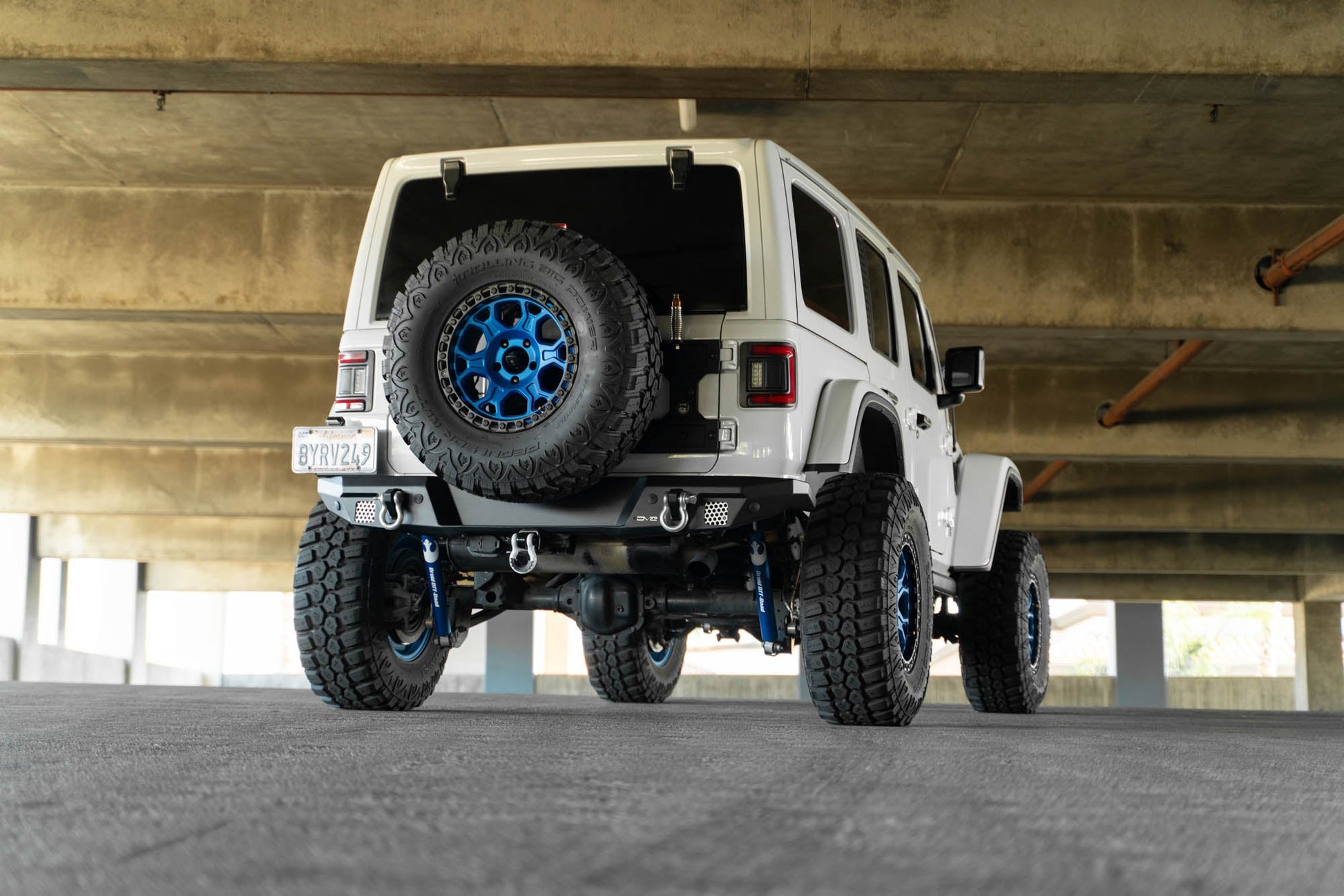 2018 2025 Jeep Wrangler Fs 7 Series Rear Bumper DV8 Offroad-2
