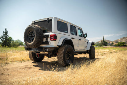2018 2025 Jeep Wrangler JL JLU Mto Series Rear Bumper W/ Optional Tire Carrier DV8 Offroad-8