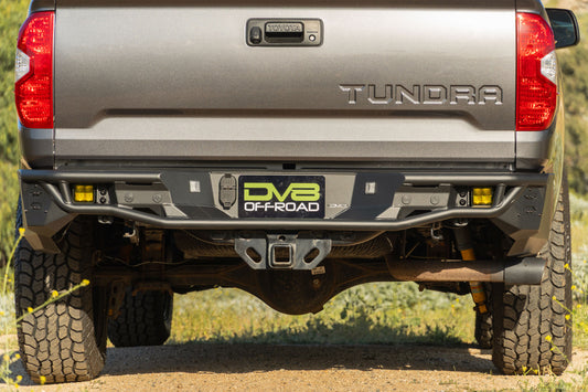 2014 2021 Toyota Tundra Tube Rear Bumper DV8 Offroad-1