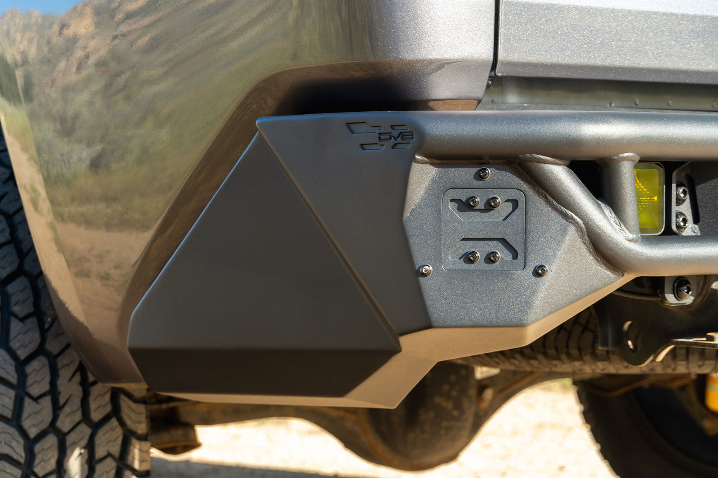 2014 2021 Toyota Tundra Tube Rear Bumper DV8 Offroad-5