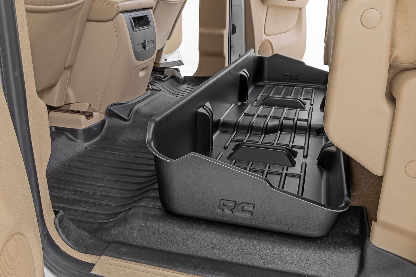 Under Seat Storage Crew Cab Silverado/Sierra 1500 (07-13) Rough Country-5