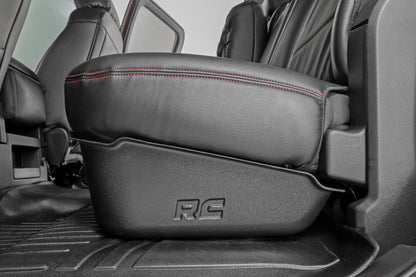 Under Seat Storage Crew Cab Silverado/Sierra 1500/2500HD/3500HD 2WD/4WD Rough Country-4