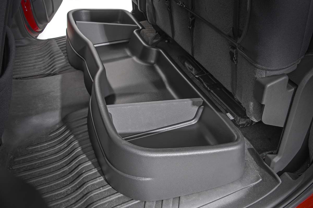 GM Custom-Fit Under Seat Storage Compartment 14-18 1500 / 15-19 2500HD/3500HD Rough Country-1