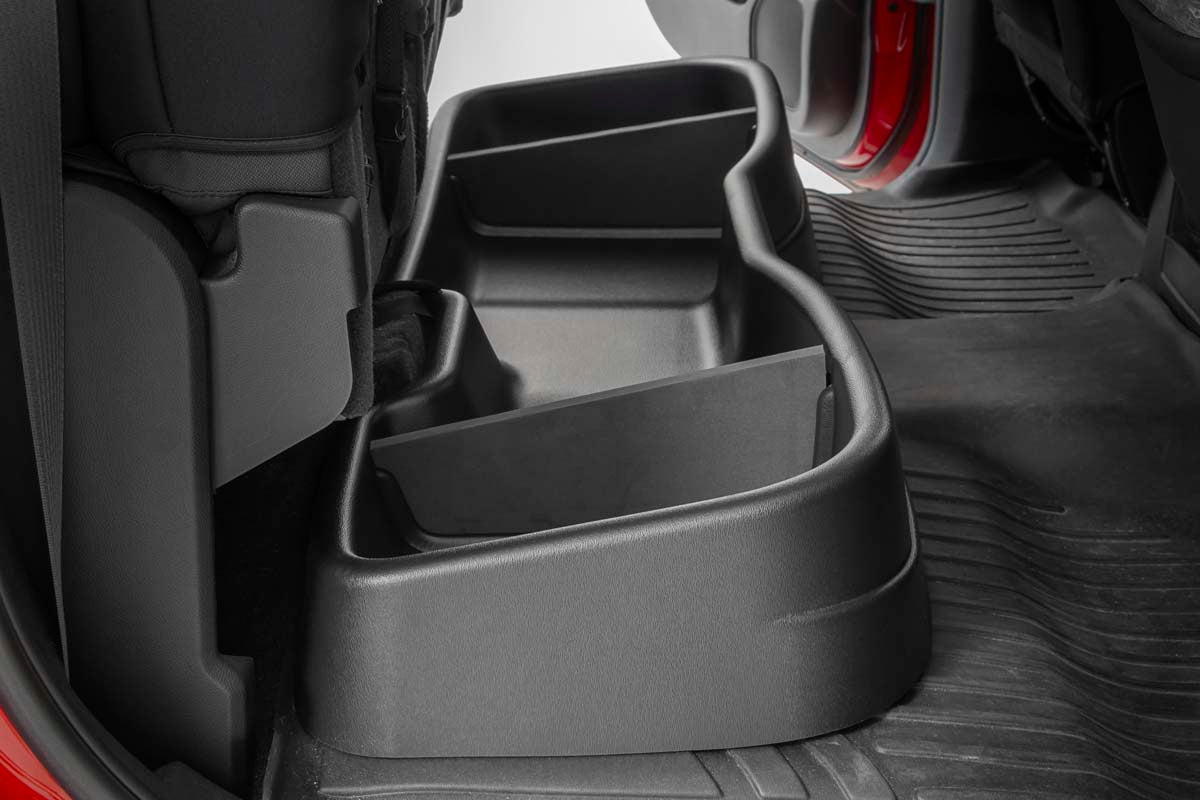 GM Custom-Fit Under Seat Storage Compartment 14-18 1500 / 15-19 2500HD/3500HD Rough Country-2
