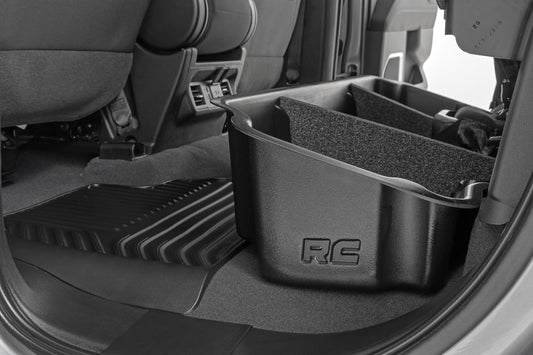 Under Seat Storage Double Cab Silverado/Sierra 1500/2500HD/3500HD (19-26) Rough Country-1