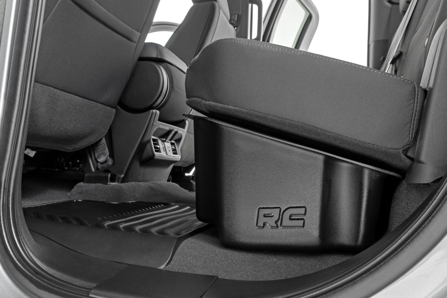 Under Seat Storage Double Cab Silverado/Sierra 1500/2500HD/3500HD (19-26) Rough Country-3