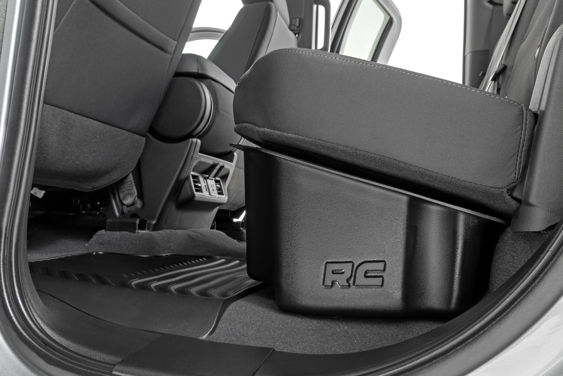 Under Seat Storage Double Cab Silverado/Sierra 1500/2500HD/3500HD (19-26) Rough Country-3