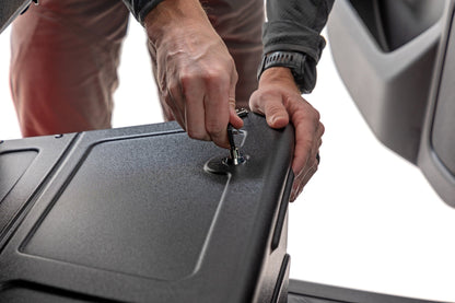 Under Seat Storage with Locking Lid Crew Cab Silverado/Sierra 1500/2500HD/3500HD (19-26) Rough Country-3