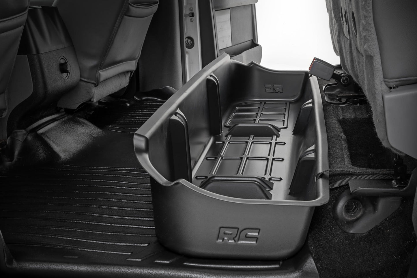 Under Seat Storage Crew Cab Ford F-150 2WD/4WD (2009-2014) Rough Country-2