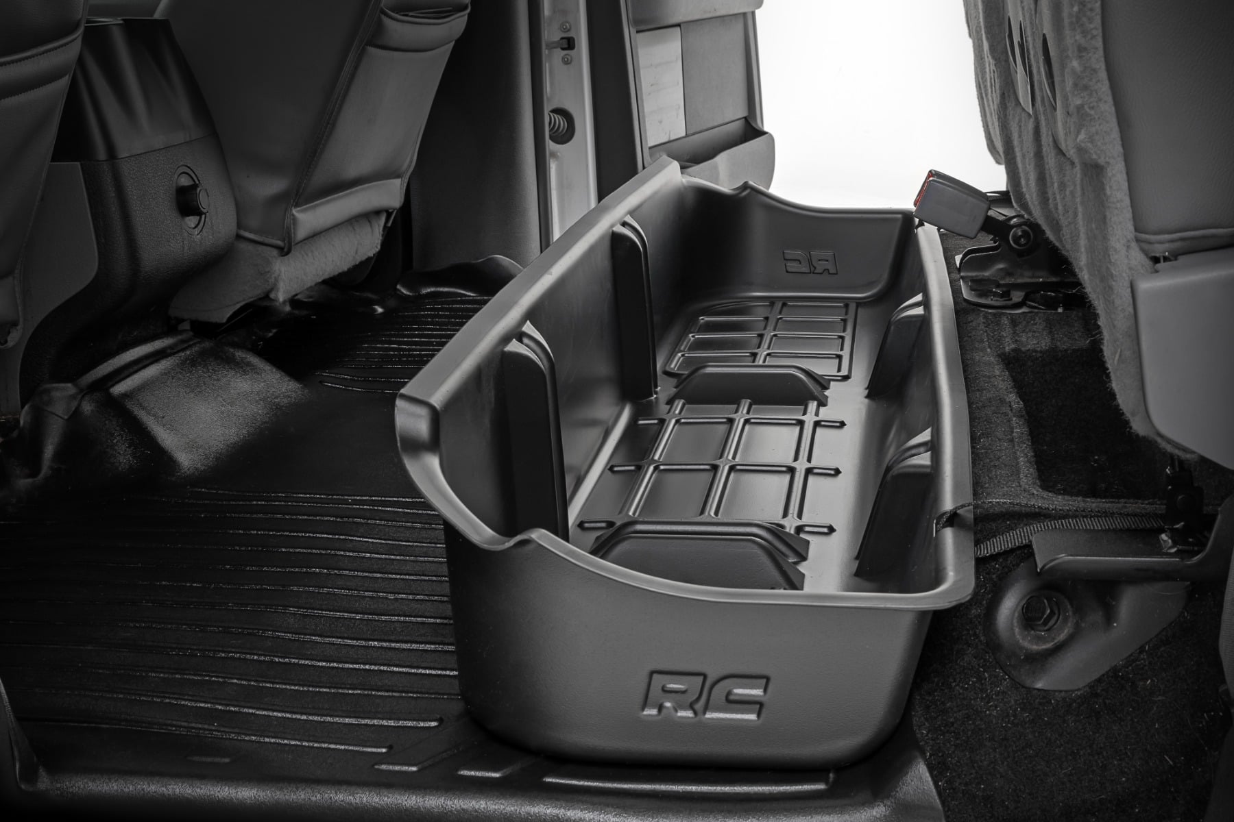 Under Seat Storage Crew Cab Ford F-150 2WD/4WD (2009-2014) Rough Country-2