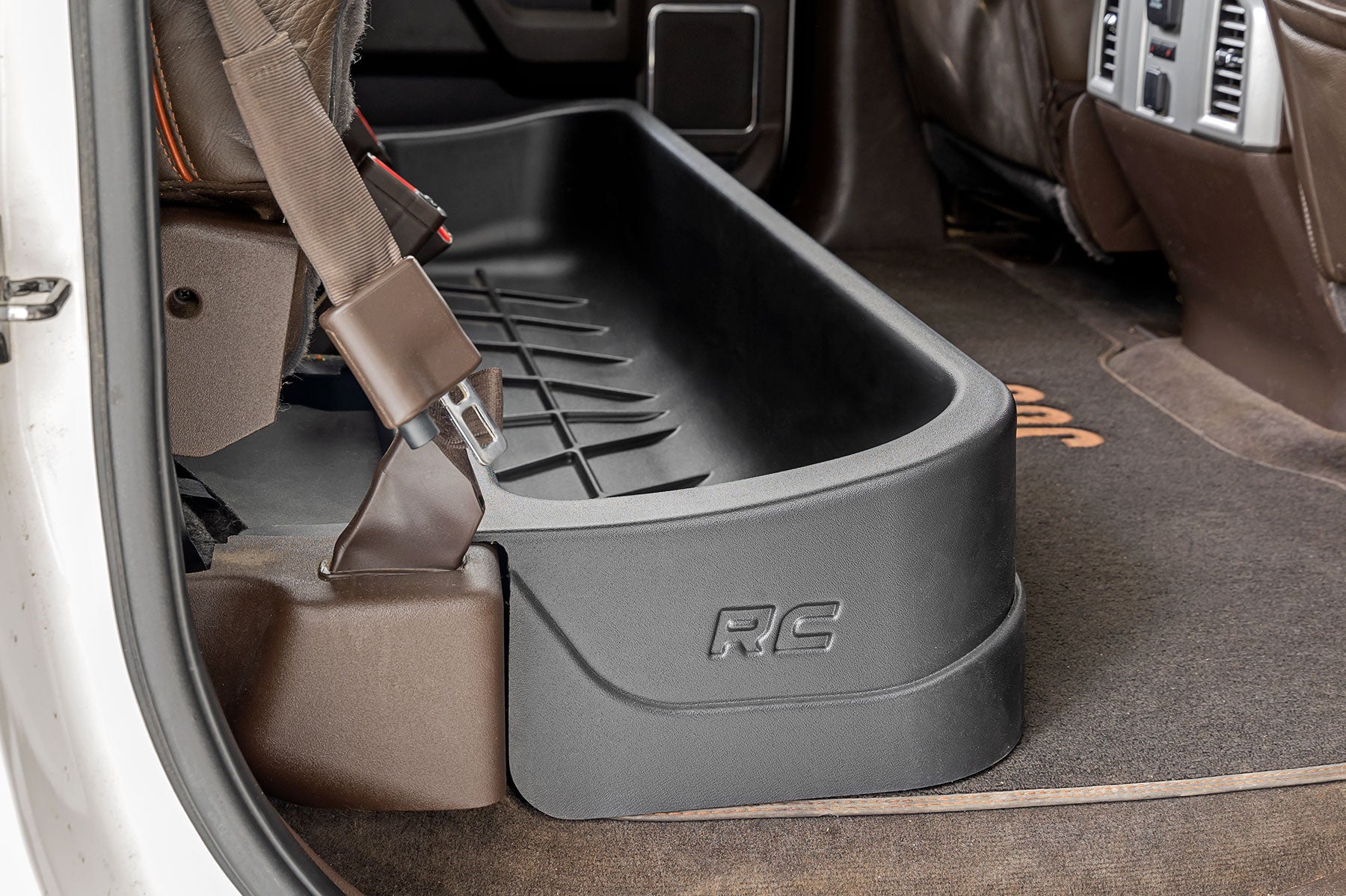 Rough Country Under Seat Storage Crew Cab Ford F-150 15- UpSuper Duty (17-22) Rough Country