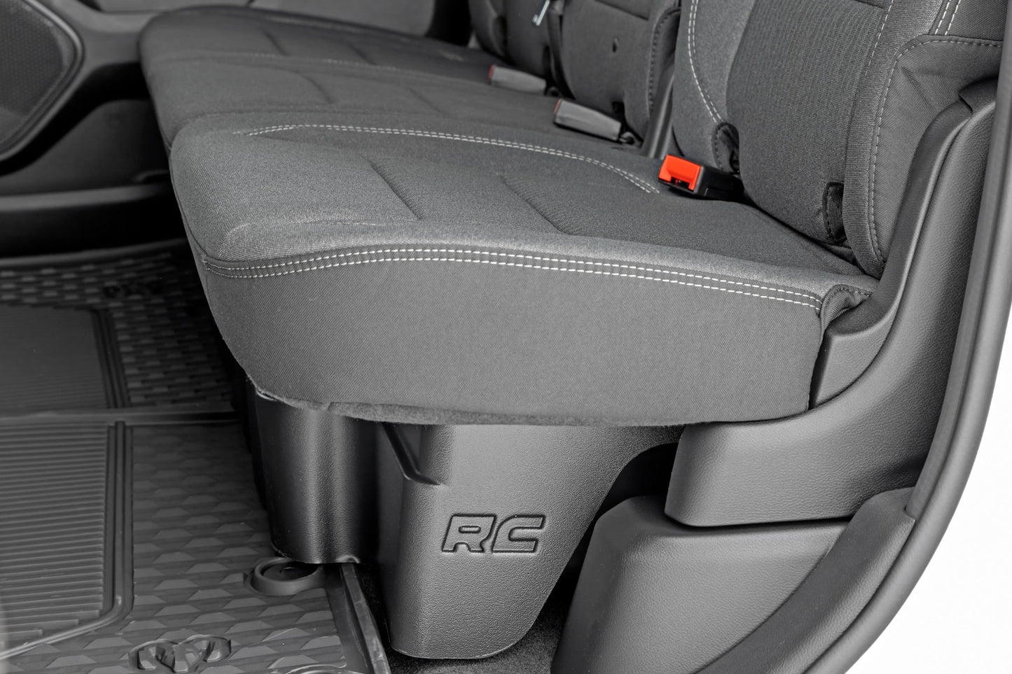 Under Seat Storage Crew Cab Ram 1500 2WD/4WD (2019-2026) Rough Country-4