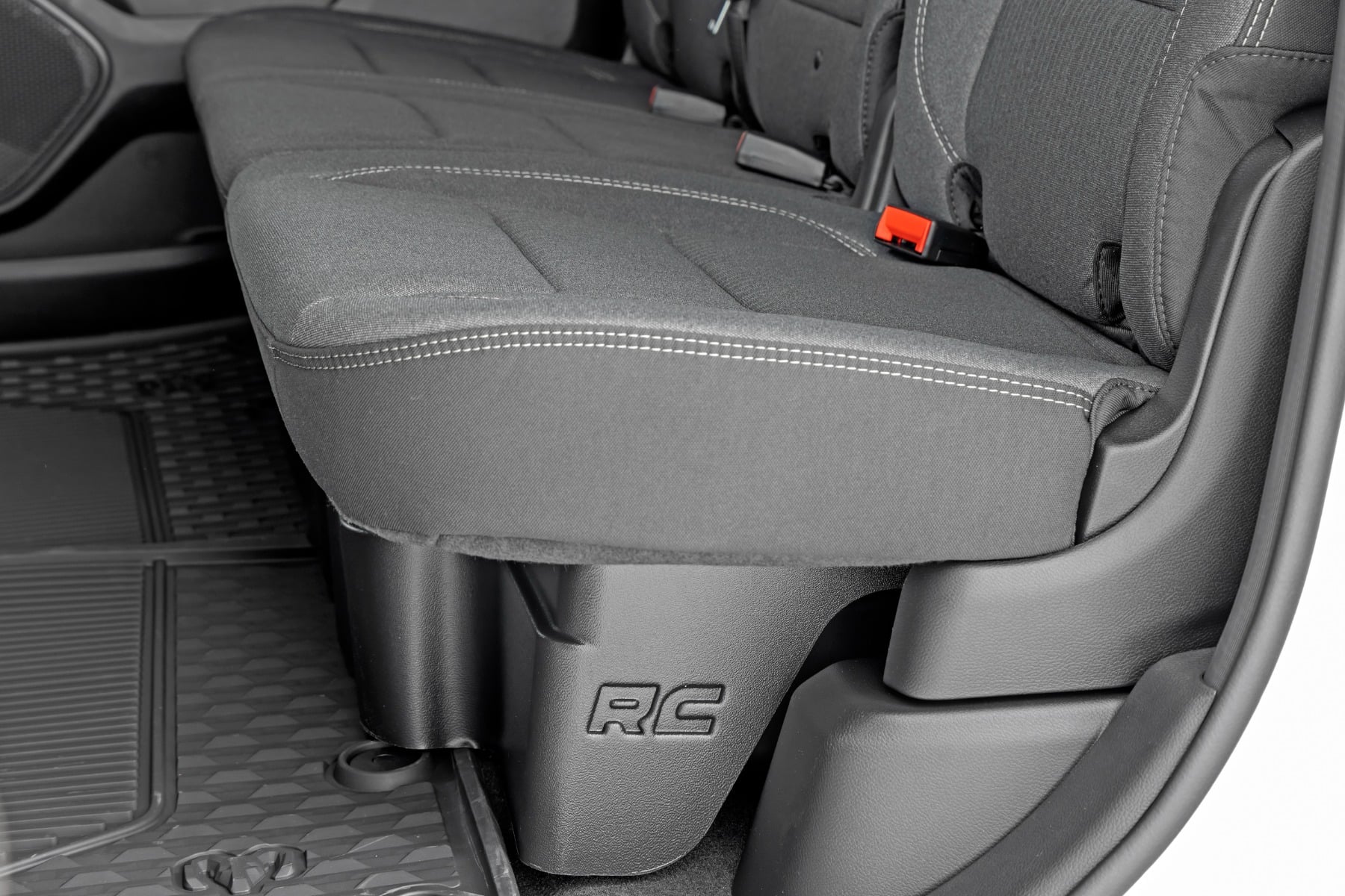 Under Seat Storage Crew Cab Ram 1500 2WD/4WD (2019-2026) Rough Country-4