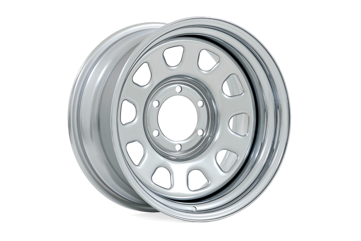Steel Wheel Chrome 15x8 5x4.5 3.30 Bore -19 Rough Country-2