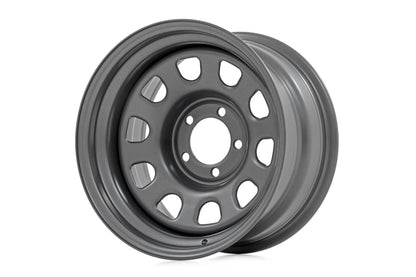 Steel Wheel Gray 15x8 5x4.5 3.30 Bore -19 Rough Country