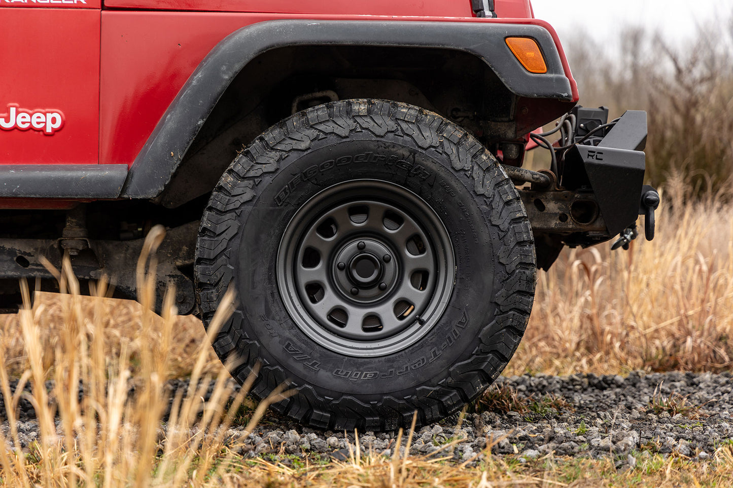 Steel Wheel Gray 15x8 5x4.5 3.30 Bore -19 Rough Country-2