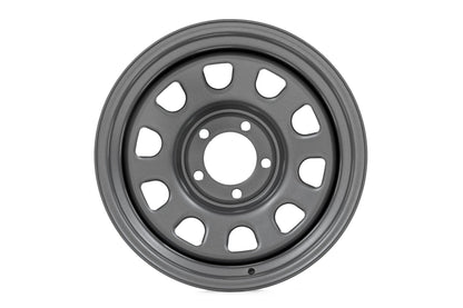 Steel Wheel Gray 15x8 5x4.5 3.30 Bore -19 Rough Country-5